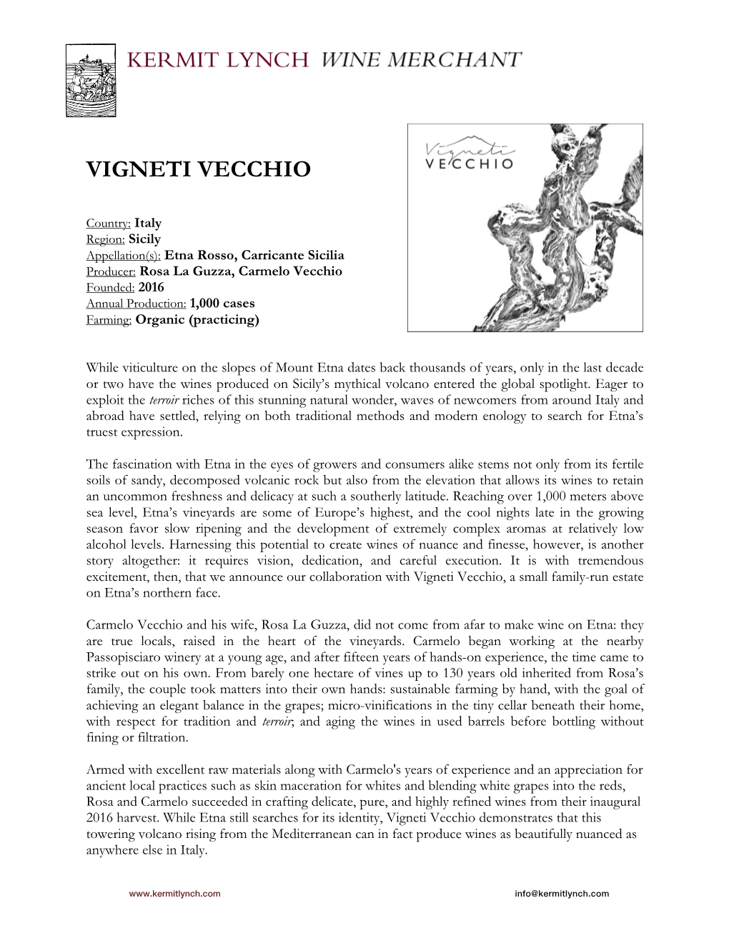 Vigneti Vecchio