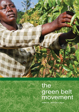 2014 Annual Report for the Green Belt Movement