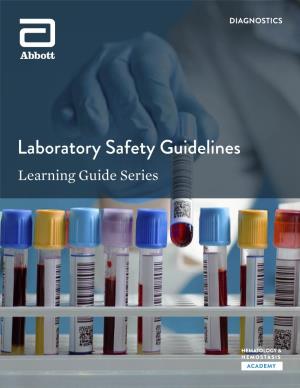 Laboratory Safety Guidelines Learning Guide Series