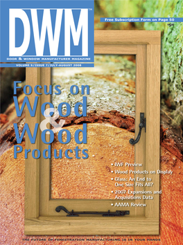 Door & Window Manufacturer Magazine