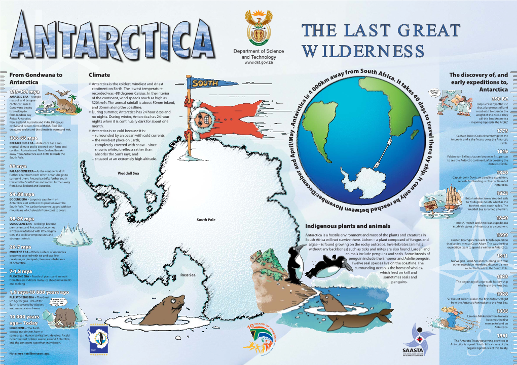 From Gondwana to Antarctica the Discovery Of, and Early Expeditions To, Antarctica Indigenous Plants and Animals Arc C 4 0 0