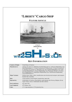 'Liberty'cargo Ship