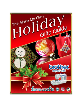 The “Make My Own Holiday Gifts” Guide Ebook