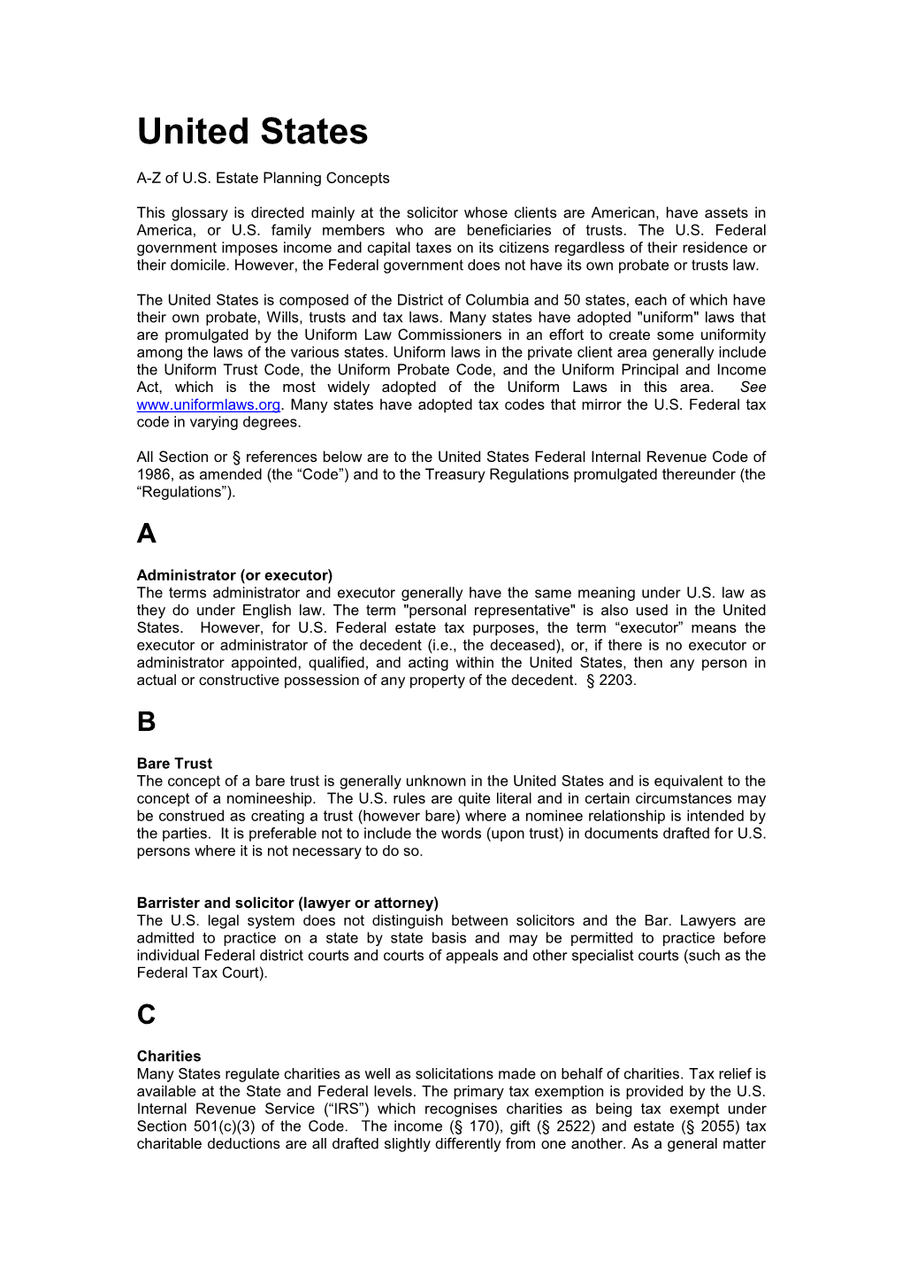 [Title] A-Z of Spanish Probate