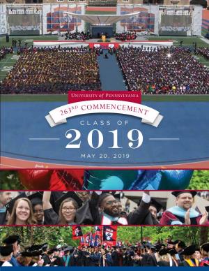 Commencement Program, 2019