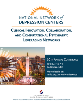 Clinical Innovation, Collaboration, and Computational Psychiatry: Leveraging Networks