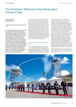 The Cherenkov Telescope Array Observatory Comes of Age