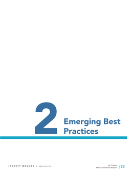 Emerging Best Practices