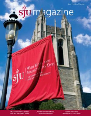 SJU Launches Capital Campaign: with Faith and Strength to Dare