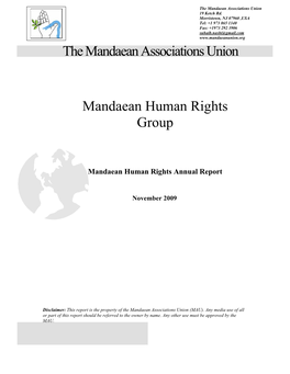 MHRG Report 2009