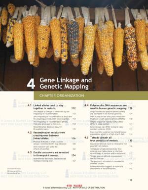 Gene Linkage and Genetic Mapping 4TH PAGES © Jones & Bartlett Learning, LLC