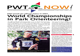 World Championships in Park Orienteering!