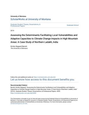 Assessing the Determinants Facilitating Local Vulnerabilities