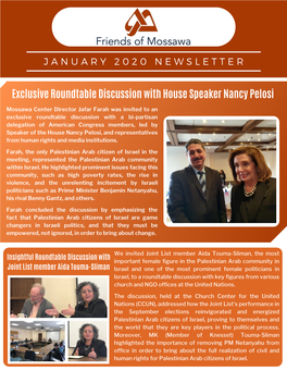 January Newsletter 2020