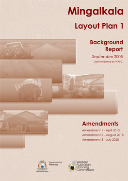 Mingalkala Layout Plan 1 Background Report