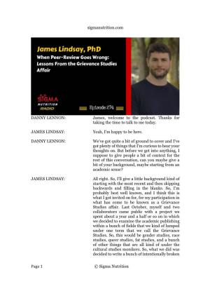Ep 274 James Lindsay
