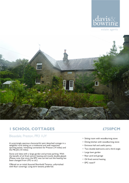 1 School Cottages, Bleasdale