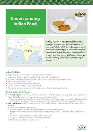 Understanding Indian Food