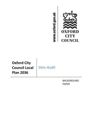 Oxford City Council Local Plan 2036