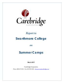 Swarthmore College Summer Camps