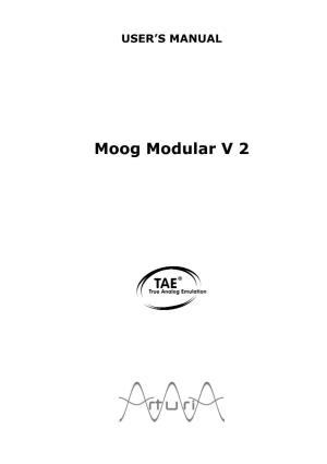 Moog Modular V 2