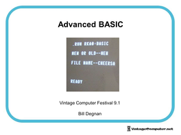 Advanced BASIC VCFE9.Pdf