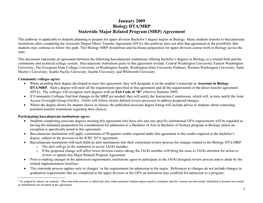 2009 Biology DTA/MRP Statewide Major Related Program (MRP) Agreement