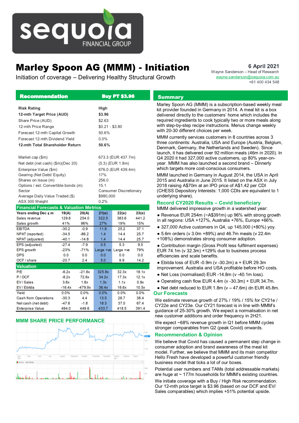 Marley Spoon AG