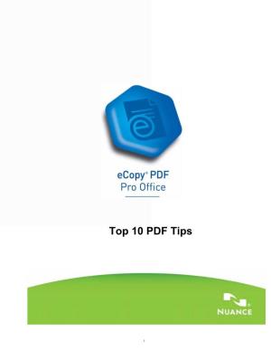 Top 10 PDF Tips