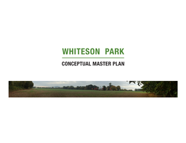 Whiteson Park Conceptual Master Plan Whiteson Area Park Conceptual Master Plan June 1, 2016