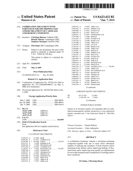 (12) United States Patent (10) Patent No.: US 8,623.422 B2 Hansen Et Al