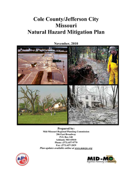 Cole County/Jefferson City Missouri Natural Hazard Mitigation Plan
