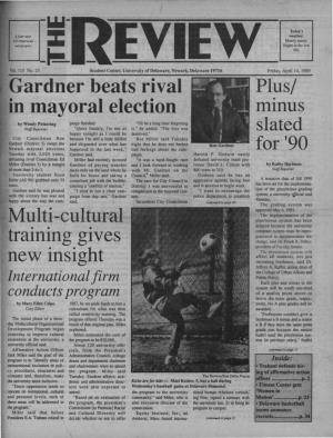 Gardner Beats Rival in Mayoral Election