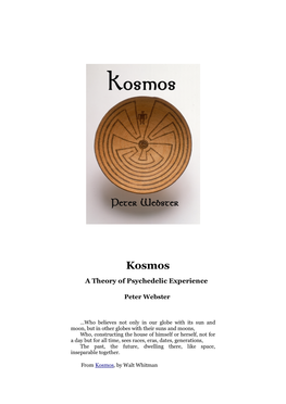 Kosmos a Theory of Psychedelic Experience