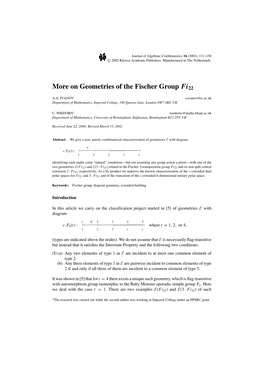 On Geometries of the Fischer Group &lt;Emphasis Type="Italic"&gt;