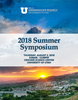 2018 Summer Symposium Program