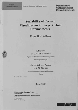 Scalability of Terrain Visualization in Large Virtual Environments