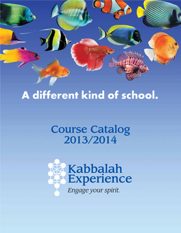 A Different Kind of School. Kabbalah Experience