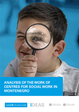 Analysis of the Work of Centres for Social Work in Montenegro