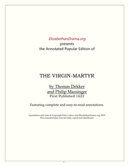 The-Virgin-Martyr-Annotated.Pdf