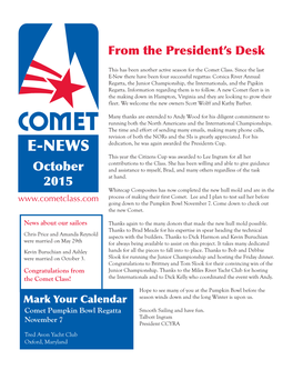 October 2015 Enewsletter