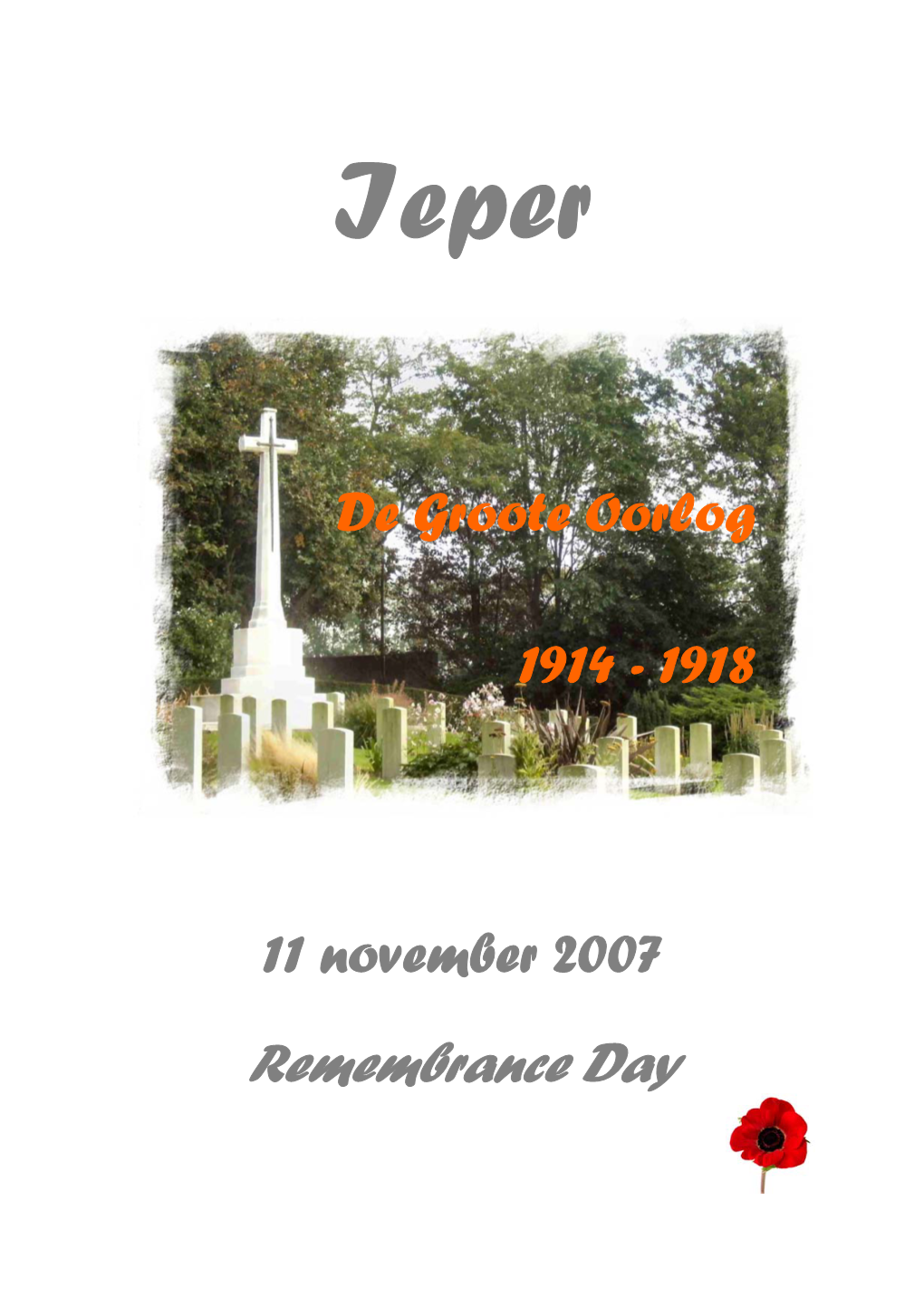 Ieper: Daguitstap 11/11/2007