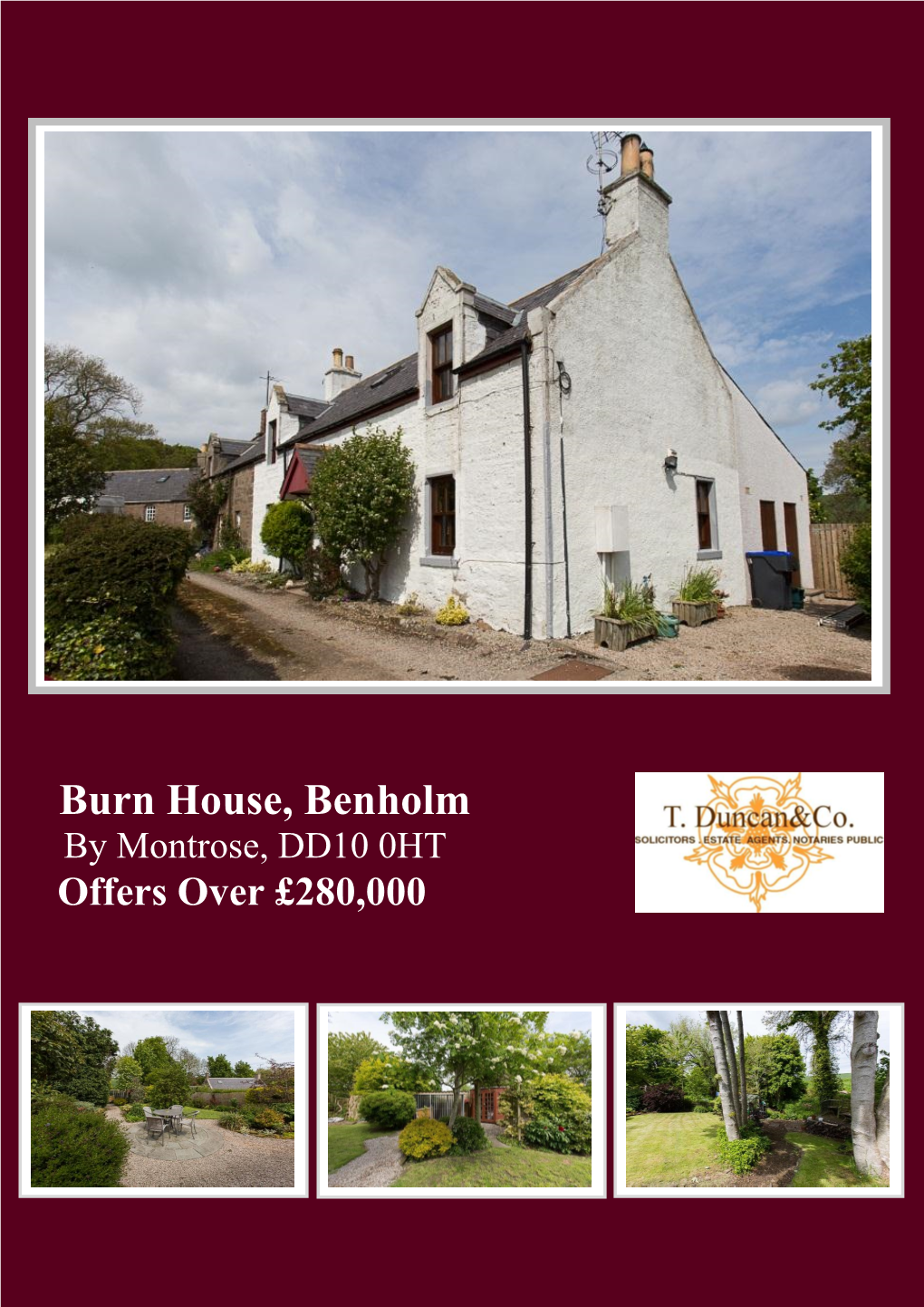 Burn House, Benholm by Montrose, DD10 0HT