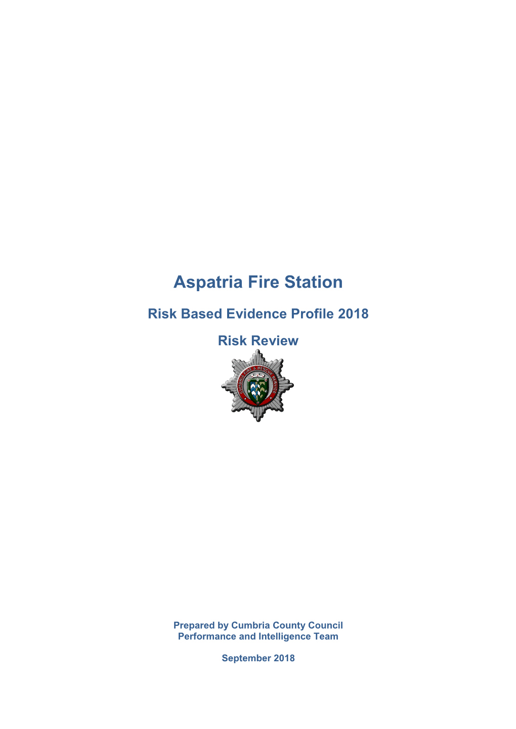 Aspatria Fire Station Risk Profile