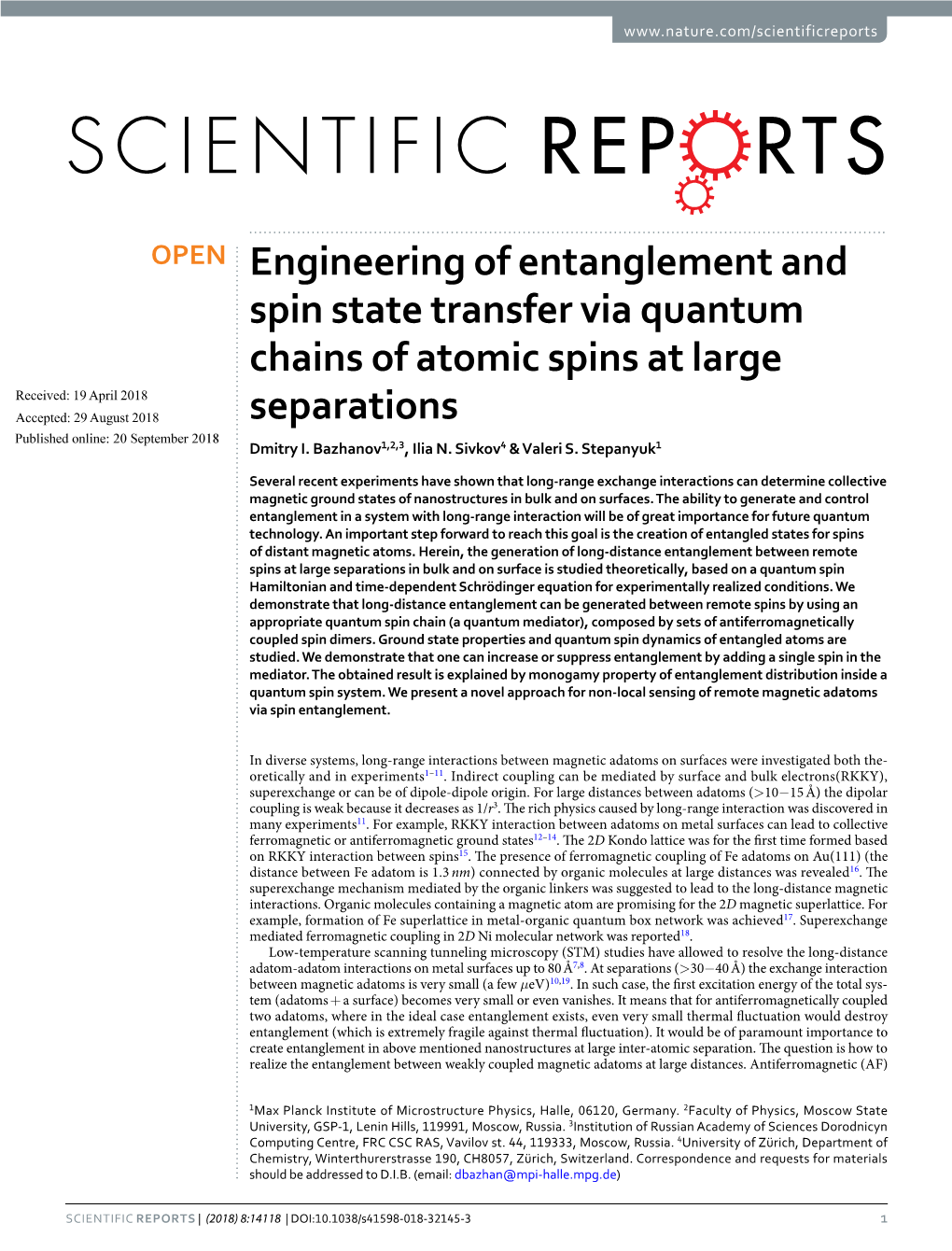 Engineering of Entanglement and Spin State Transfer Via Quantum Chains