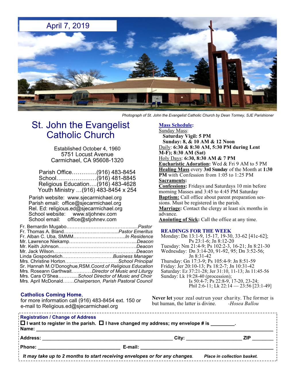 St. John the Evangelist Catholic Church by Dean Tormey, SJE Parishioner St