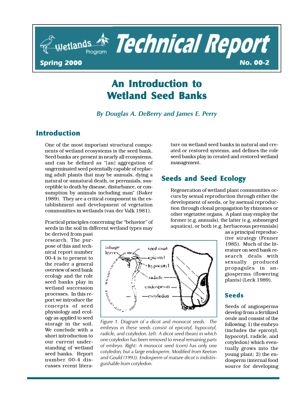 An Introduction to Wetland Seed Banks Etland Seed Banks