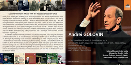 Explore Unknown Music with the Toccata Discovery Club
