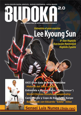 Lee Kyoung Sun 8º Dan Hapkido Asociación Hanminjok Hapkido España
