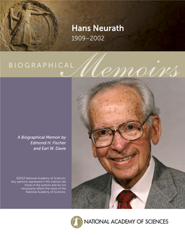 Hans Neurath 1909–2002